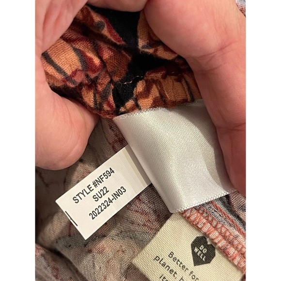 Madewell Lightestspun Cover-Up Bubble‎ Crop Top in Painted Seashells #NF594 XXL - Picture 13 of 14